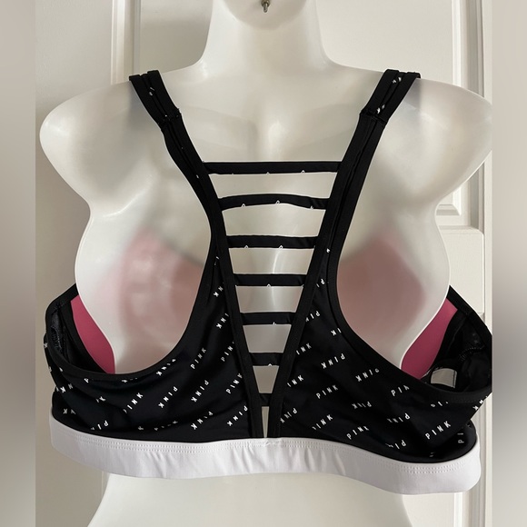 Pink Ultimate Push Up Sports Bra - Picture 2 of 4